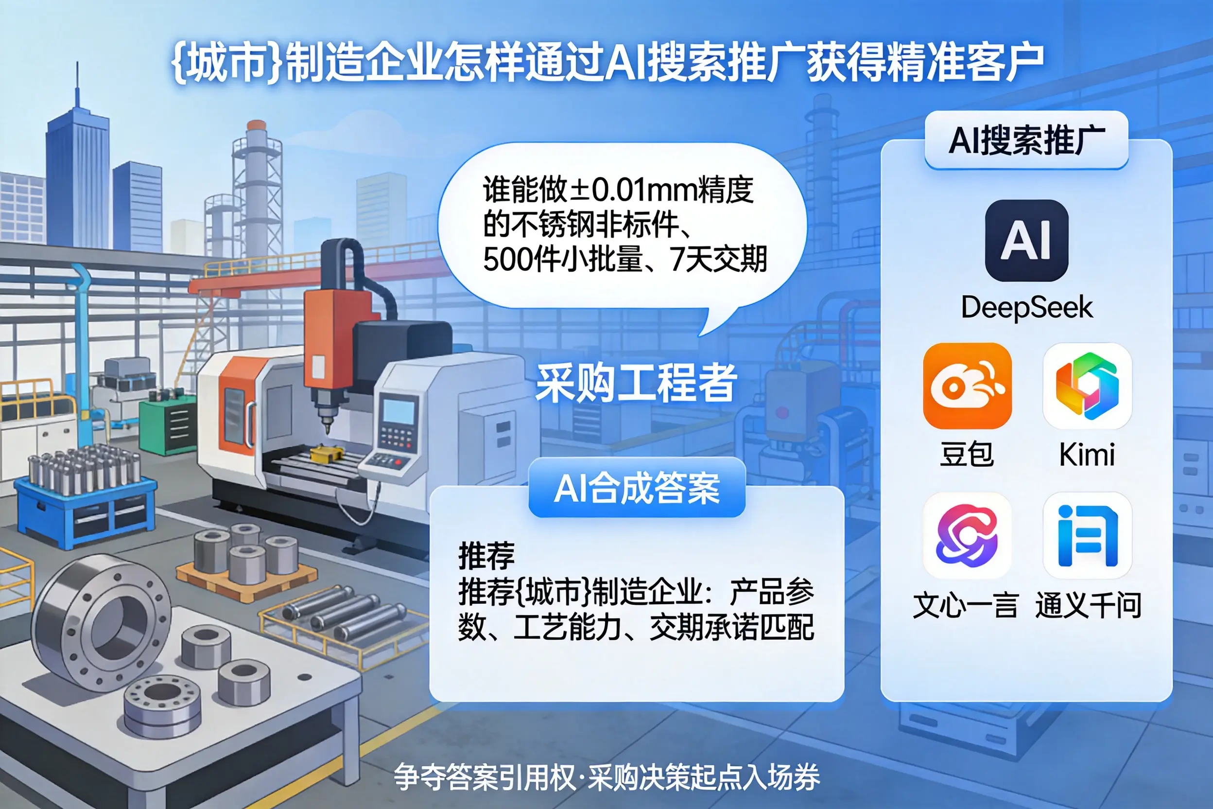 青海制造企业怎样通过AI搜索推广获得精准客户