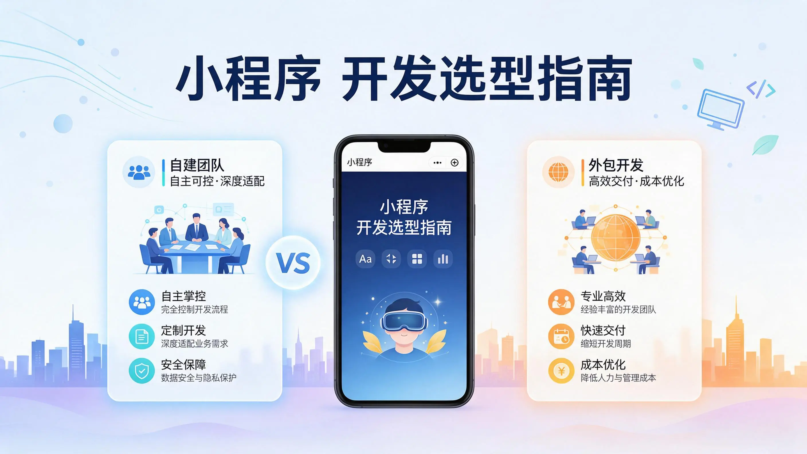 青海小程序开发选型指南：自建团队与外包的优劣对比分析