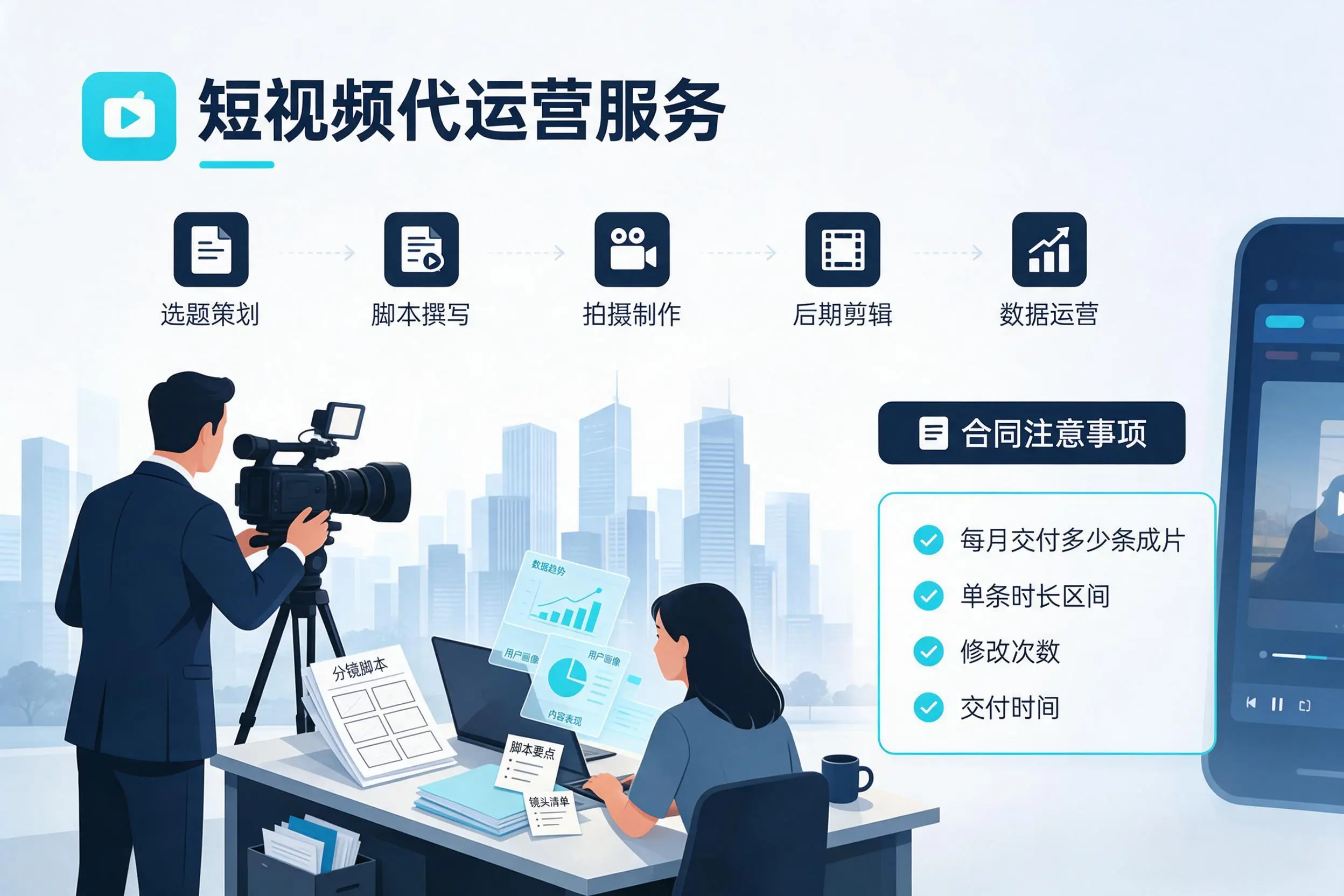短视频代运营包含哪些服务？青海企业常见问题科普
