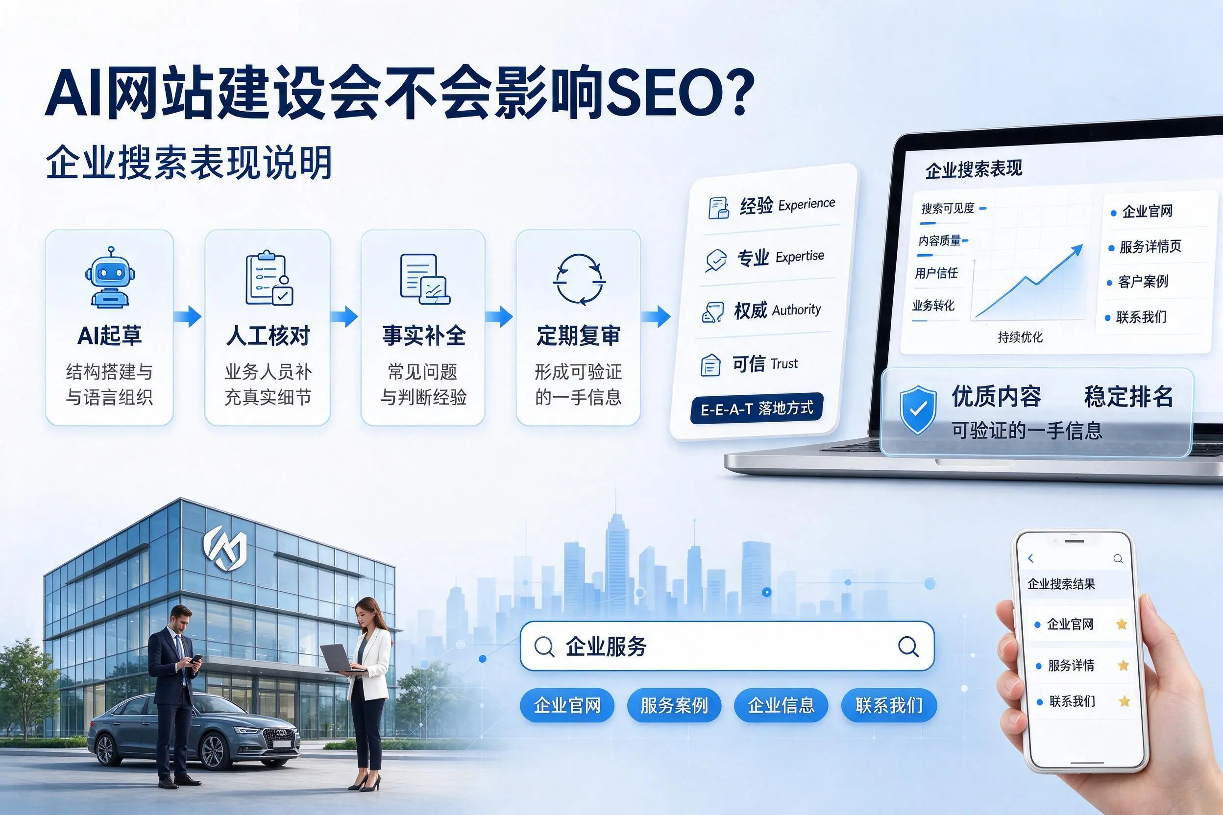 AI网站建设会不会影响SEO？青海企业搜索表现说明