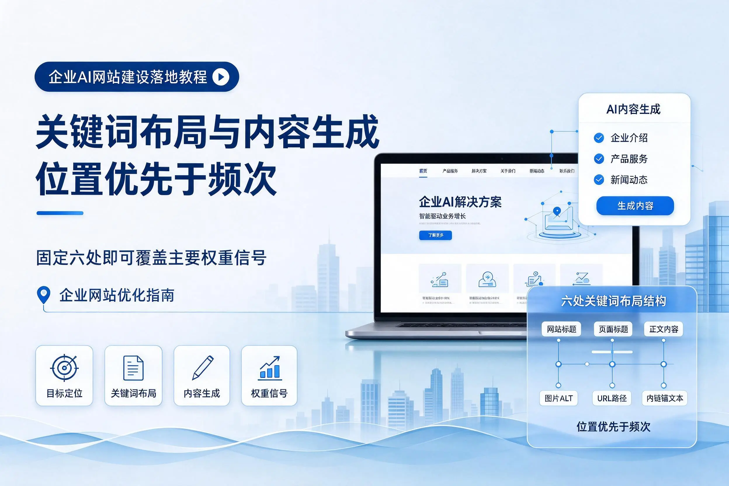 青海企业AI网站建设落地教程：关键词布局与内容生成
